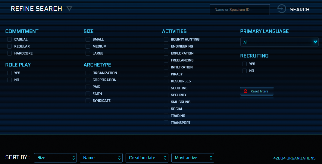 Total 47+ imagen star citizen organizations