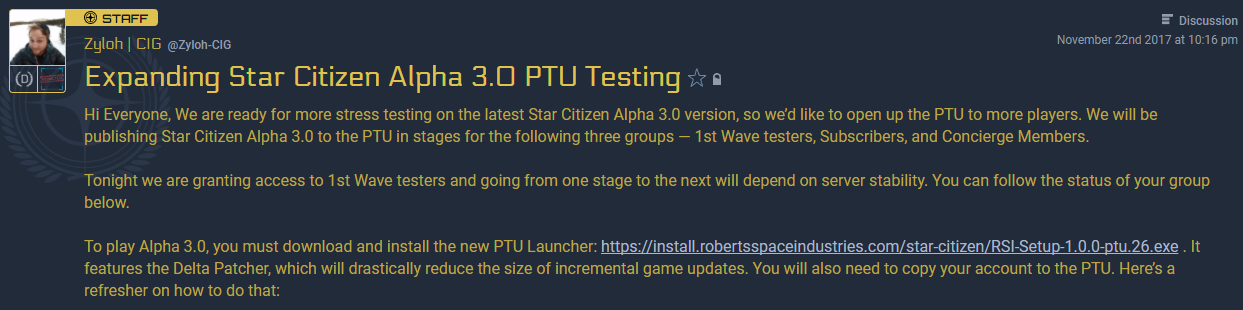 Public Test Universe Ptu Faq Cloud Imperium Games Knowledge Base