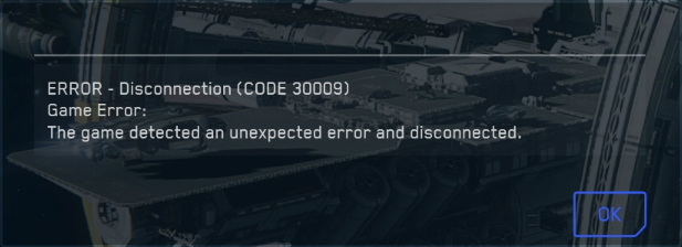 error message 20009