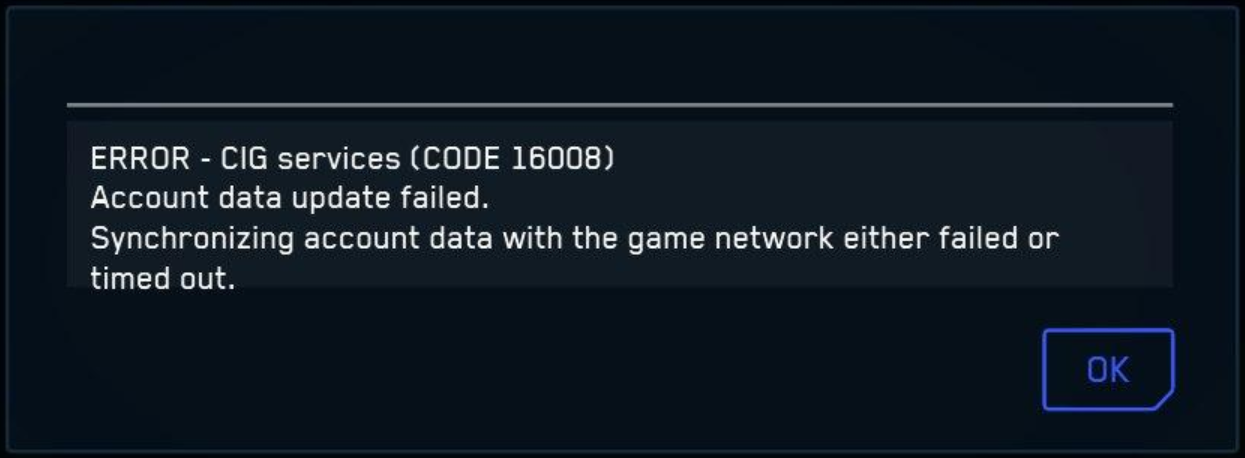 Error Code Roberts Space Industries Knowledge Base