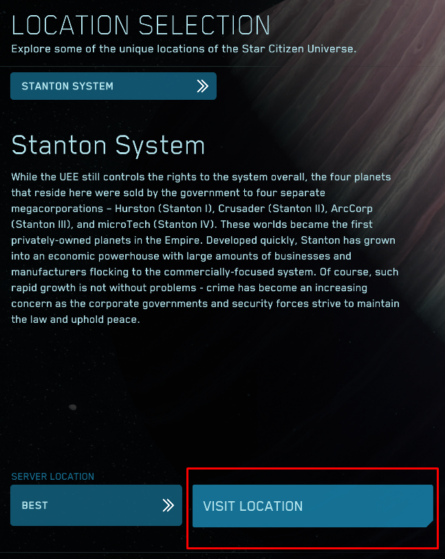No Space Port Options On Universe Login Screen Roberts Space No Space Port Options On Universe Login Screen Roberts Space